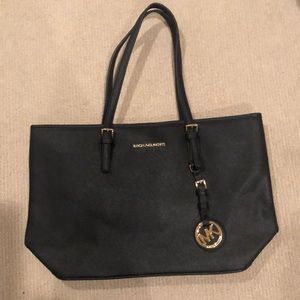 Michael Kors (faux) black satchel bag
